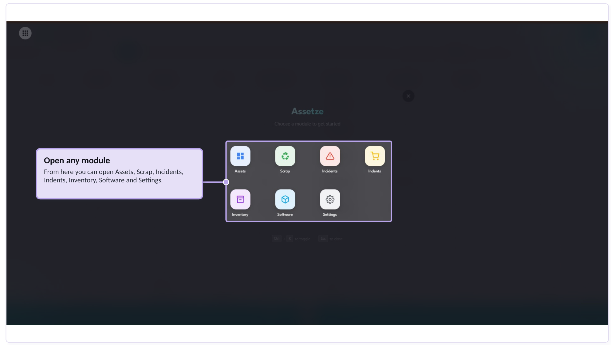Assetze platform walkthrough, slide 5