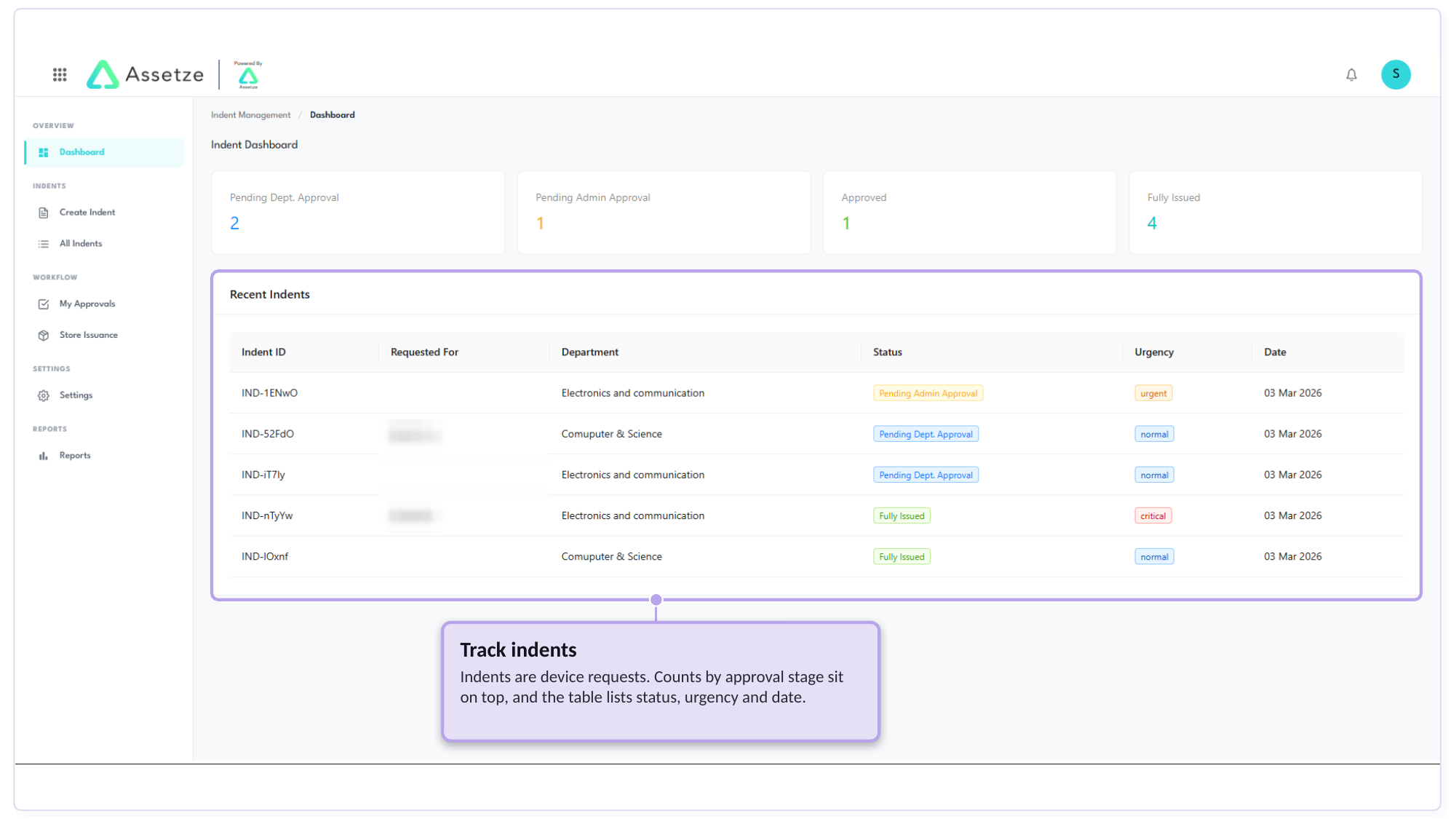 Assetze platform walkthrough, slide 12