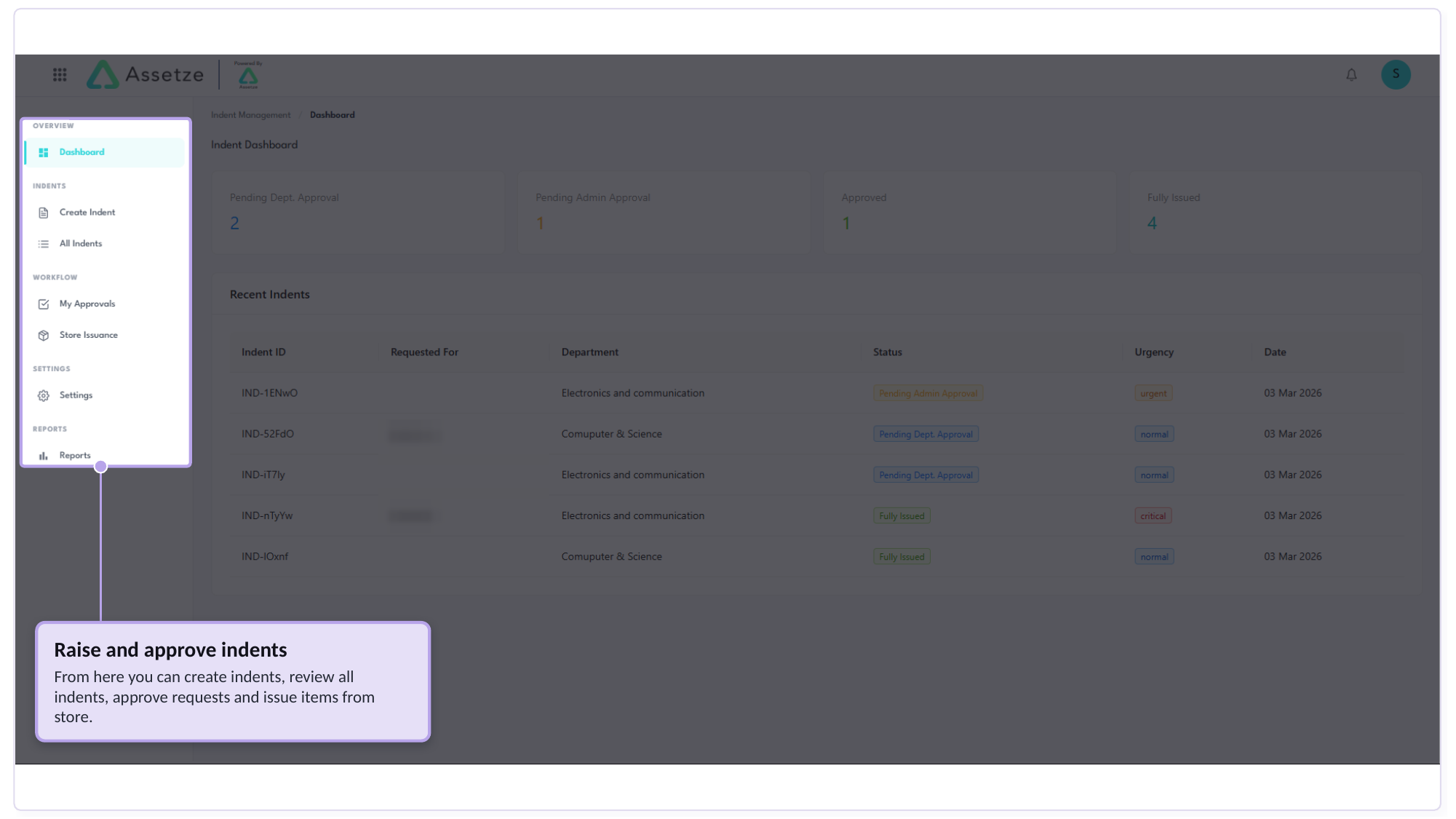 Assetze platform walkthrough, slide 13