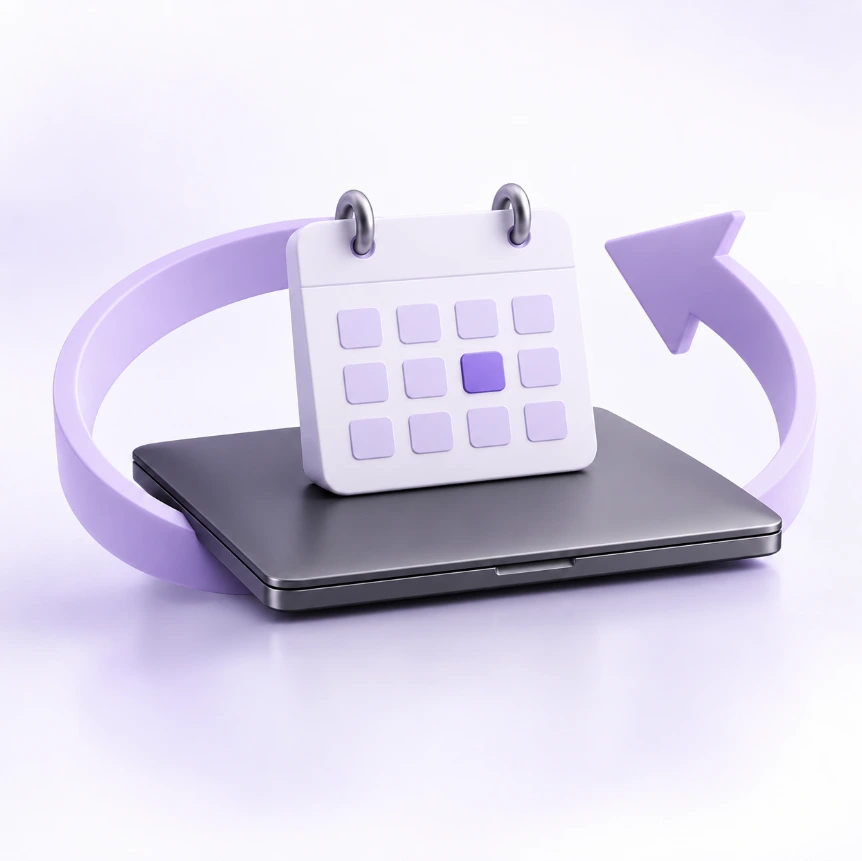 Laptop rental for fixed-period needs with flexible refresh schedule