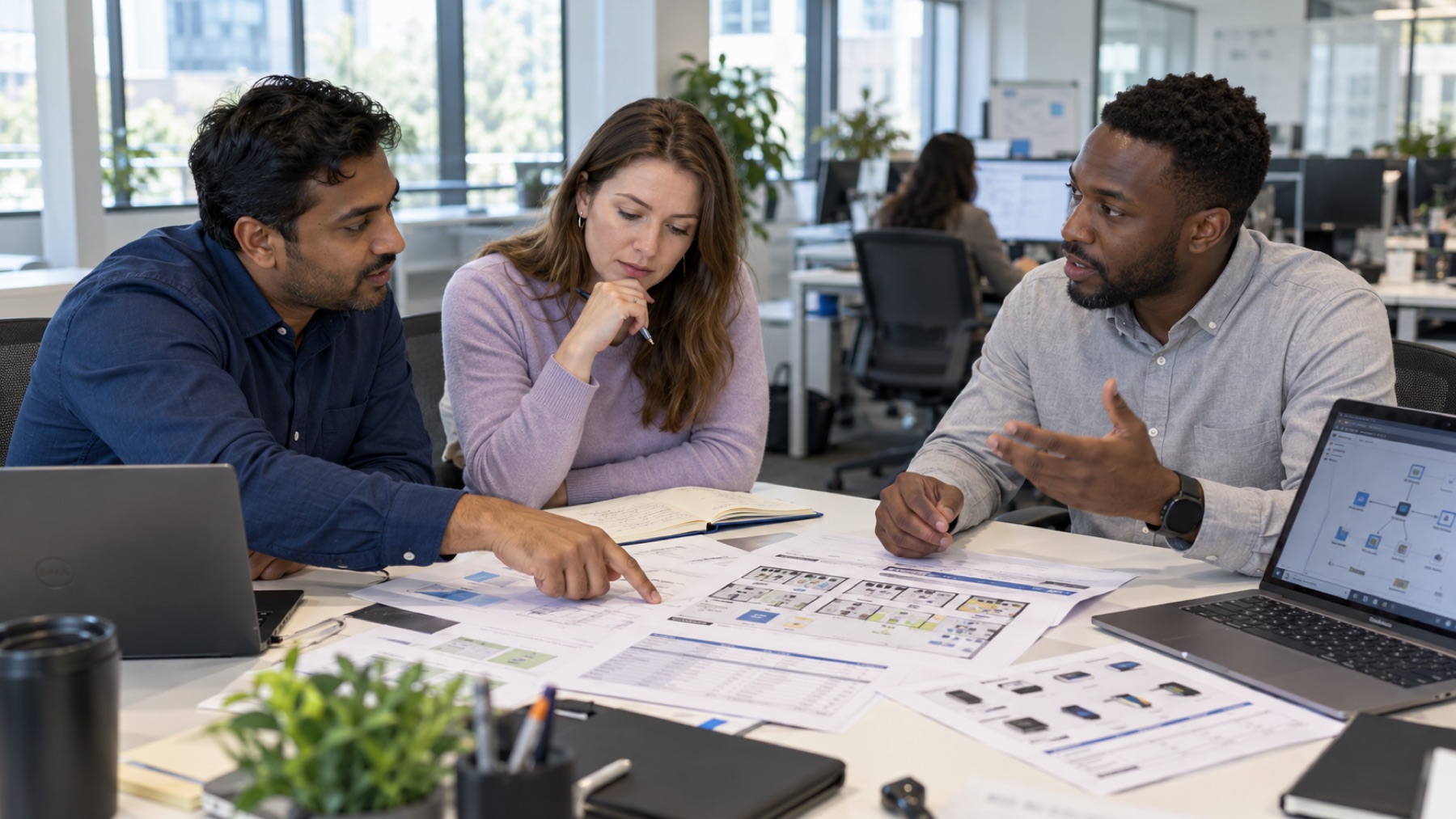 IT infrastructure planning for devices, network, servers, security and future growth